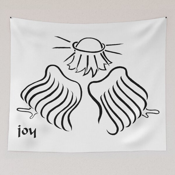 Item preview, Christmas angel with halo and the word Joy designed and sold by janesg.
