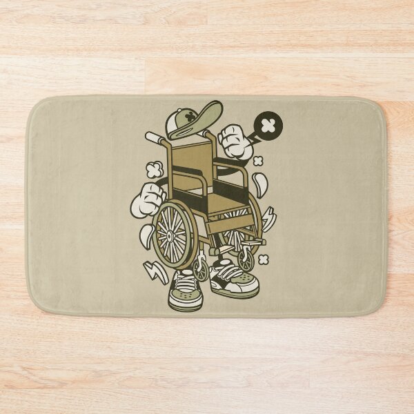 Item preview, Angry Wheelchair Wearing Cap designed and sold by Artistic Prints.
