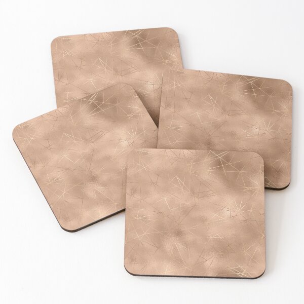 Item preview, Geometric Rose Gold Texture  designed and sold by TrendyGlitter.