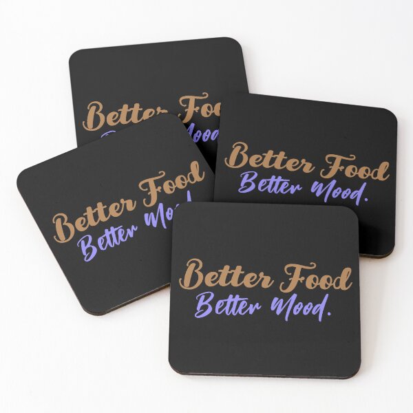 Item preview, Better Food Better Mood - Gift For Food Lover designed and sold by BopleDesigns.
