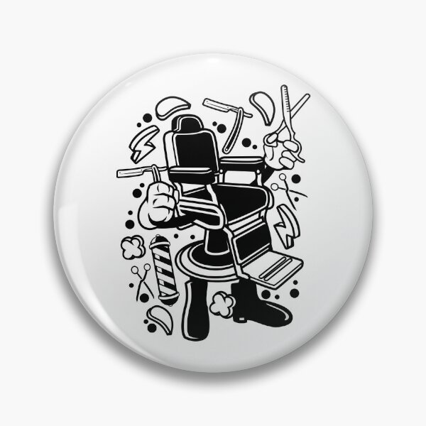 Item preview, Barber Chair With Tools designed and sold by Artistic Prints.