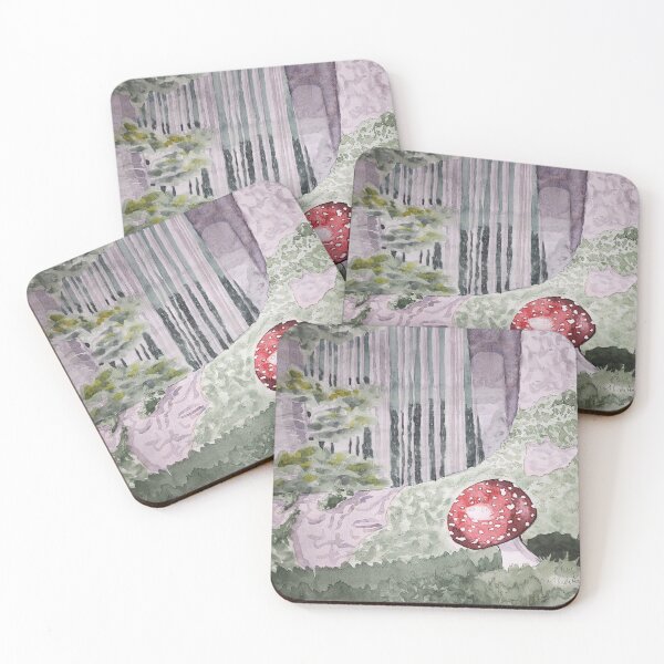 Item preview, Red Mushroom in the Woods designed and sold by Nicole Hanson.