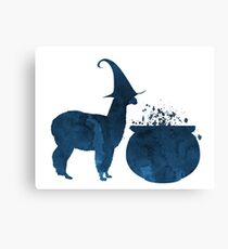 Witch llama! Canvas Print