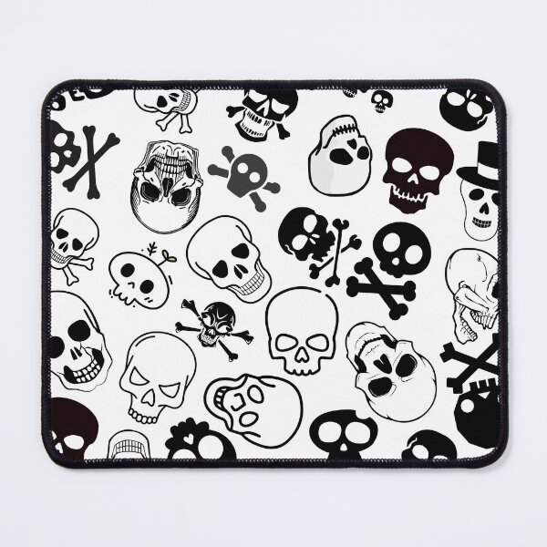 Item preview, Happy Halloween Scary Black & White Skull Skeleton Design designed and sold by WBP Mart.