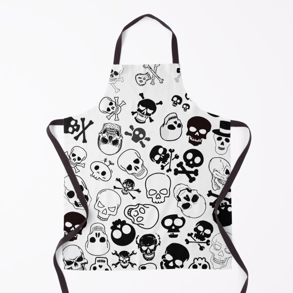 Item preview, Happy Halloween Scary Black & White Skull Skeleton Design designed and sold by WBP Mart.