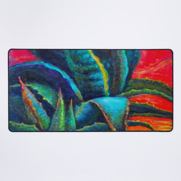 Item preview, DESERT SUNSET AGAVE CACTI designed and sold by sharlesart.