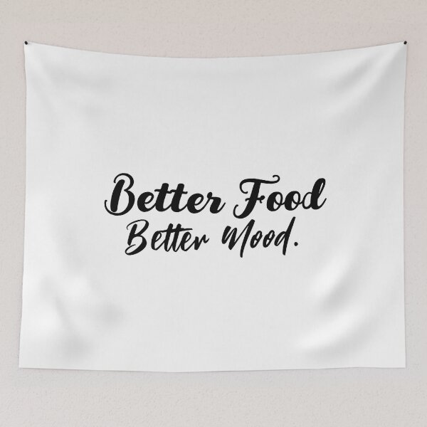Item preview, Better Food Better Mood | Gift For Food Lovers designed and sold by BopleDesigns.