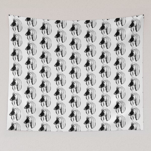 Item preview, Afghan Hound (black) designed and sold by ByMaSOLE.