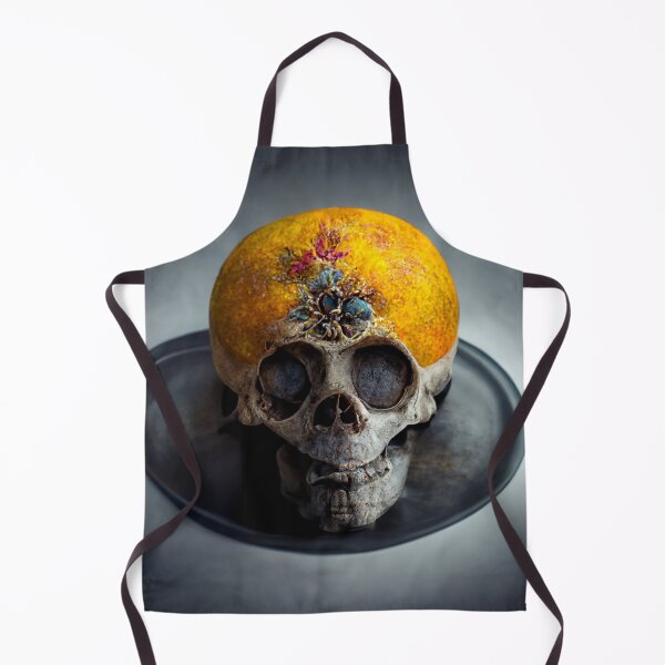 Item preview, Dark human skull with oranges. designed and sold by Maniock.