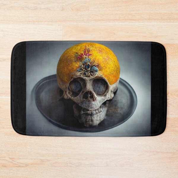 Item preview, Dark human skull with oranges. designed and sold by Maniock.