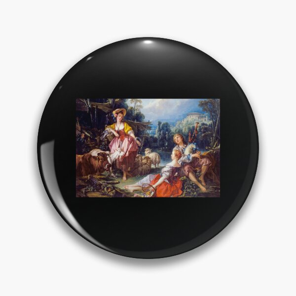 Item preview, Pastoral With A Bagpipe Player By Boucher Jigsaw Puzzle designed and sold by sheilaroych.