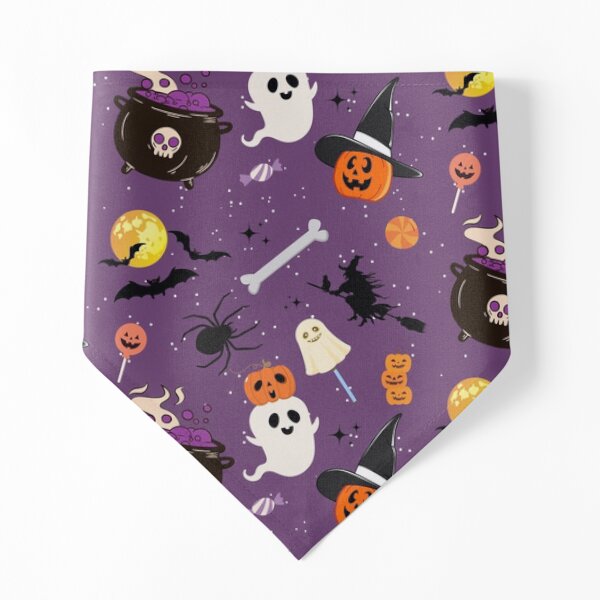 PANDAPATTERN - Halloween Pattern Pet Bandana