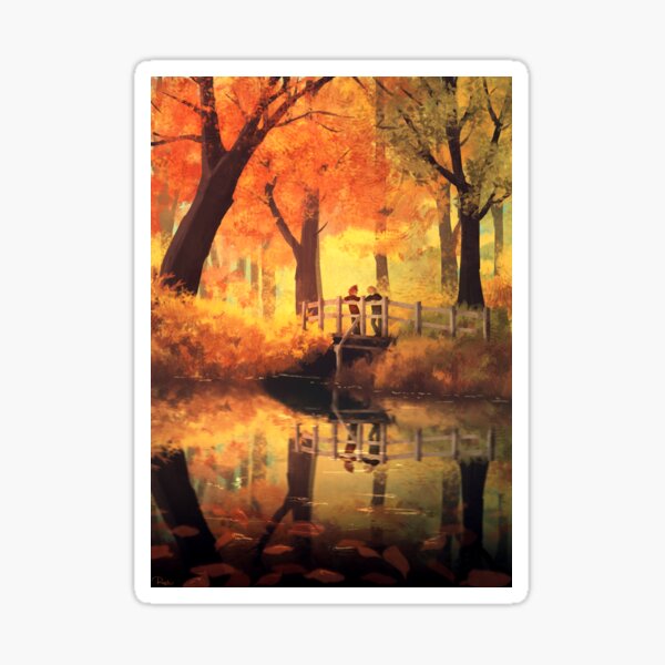 Autumn leaves Sticker