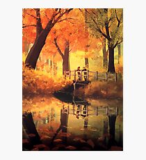 Autumn leaves Photographic Print