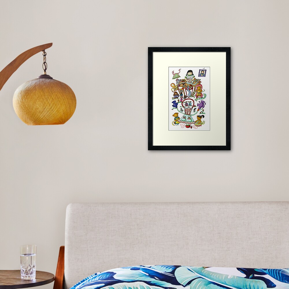 Item preview, Framed Art Print designed and sold by lorybit.