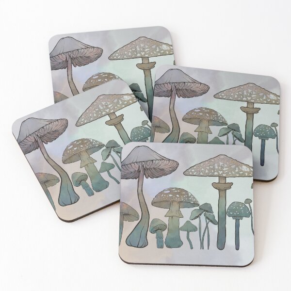 Item preview, Rainbow Mushrooms  designed and sold by Moon Fern Vintage.