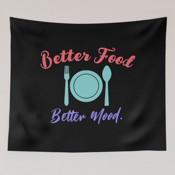 Item preview, Better Food Better Mood | Gift For Food Lovers designed and sold by BopleDesigns.