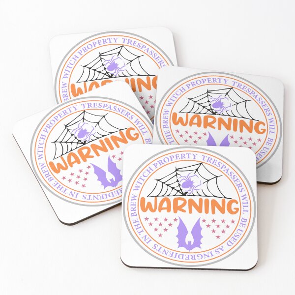 Item preview, Halloween Witch Property Trespassers Will Be Used as Ingredients In The Brew  designed and sold by PrintMeOver.