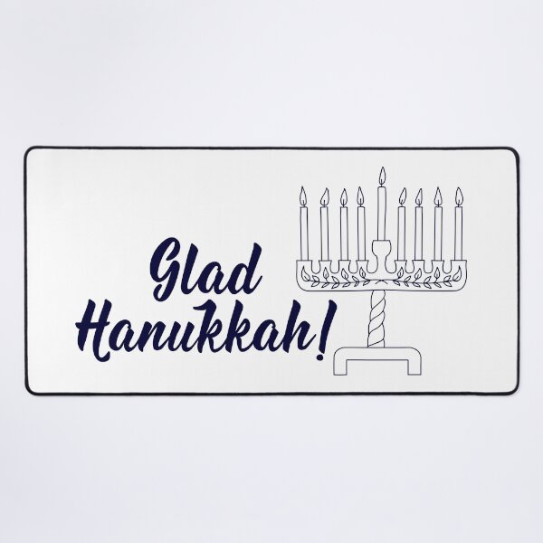 Item preview, Glad Hanukkah. Happy Hanukkah - Swedish text. Lettering. designed and sold by pidzam4e.