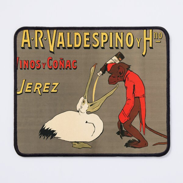 Item preview, JEREZ VINOS Y CONAC A R VALDESPINO 1900 Vintage Spanish Liquor Poster designed and sold by retroposters.