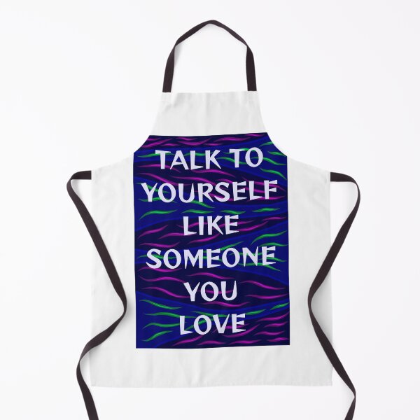 Item preview, Radical Feminist Humanist Quote - Talk To Yourself Like Someone You Love designed and sold by LethalPixieDust.