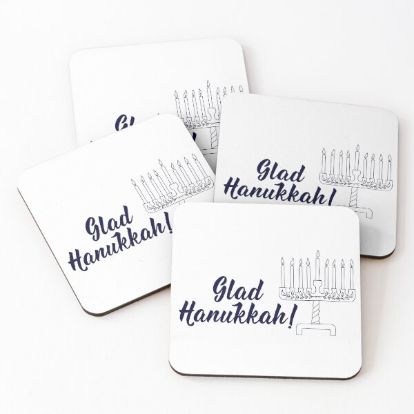 Item preview, Glad Hanukkah. Happy Hanukkah - Swedish text. Lettering. designed and sold by pidzam4e.
