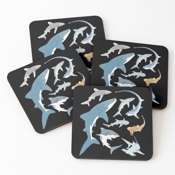 Item preview, Types of Sharks Shark species designed and sold by NicGrayGraphic.