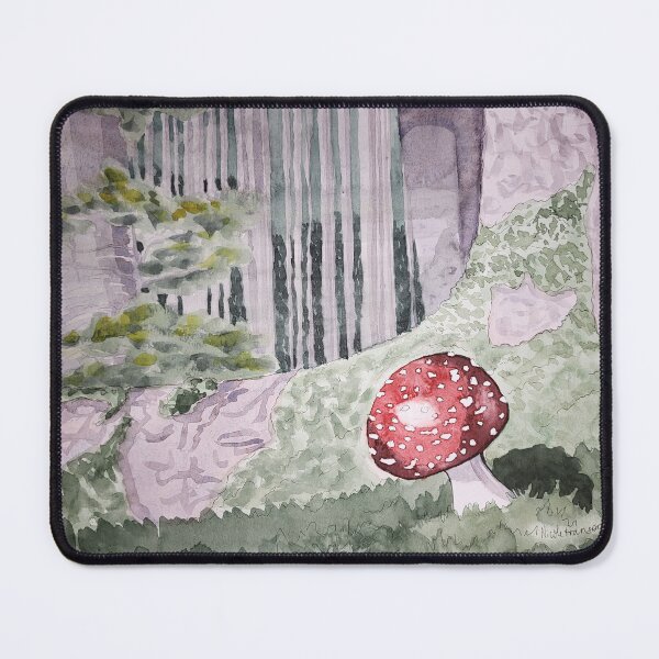 Item preview, Red Mushroom in the Woods designed and sold by Nicole Hanson.