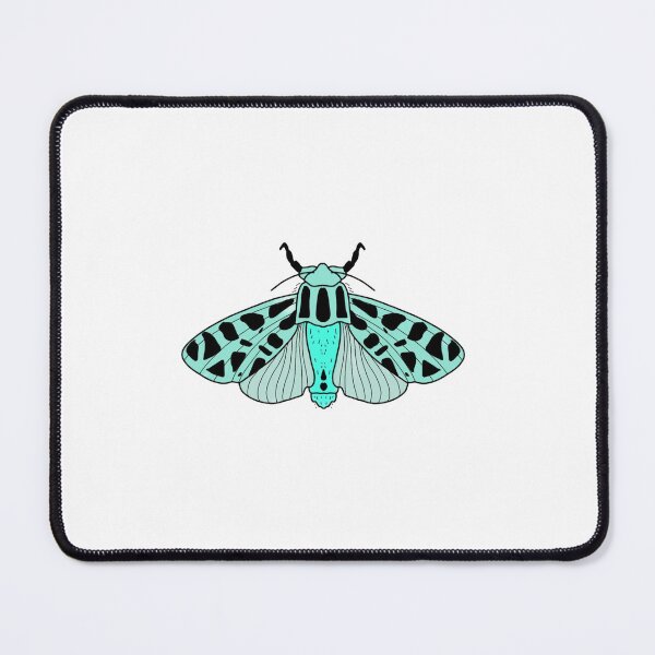 Item preview, baby powder blue moth with terrazzo pattern cute gift designed and sold by AnanasArt.