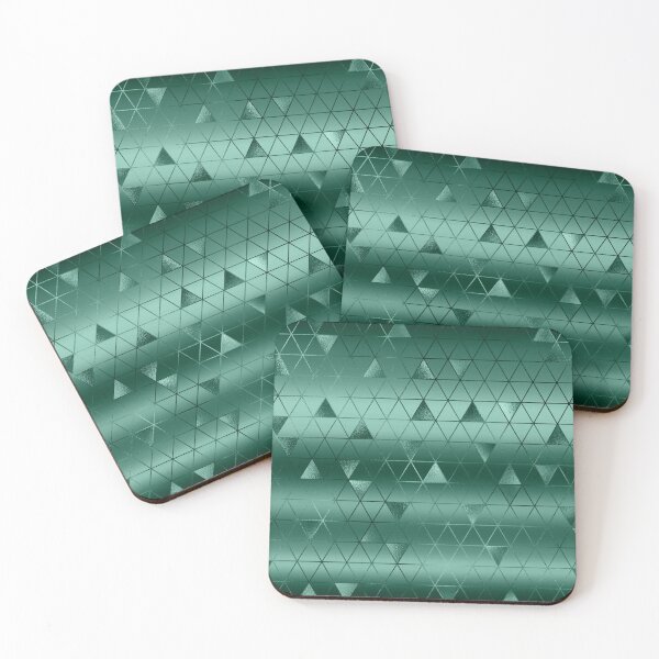 Item preview, Luxury Green Geometric Abstract  designed and sold by TrendyGlitter.