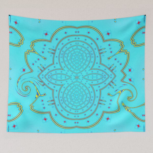 Item preview, ARUBA - ABSTRACT ARUBA FLAG PATTERN - ONE HAPPY ISLAND designed and sold by Ralek.