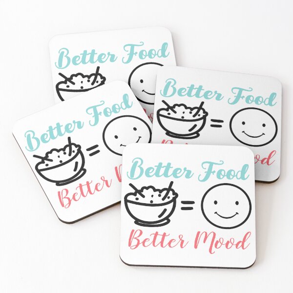 Item preview, Better Food Better Mood | Better Food Equal Better Mood - Food Lover designed and sold by BopleDesigns.