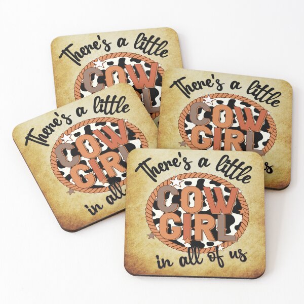 Item preview, There Is A Little Cowgirl In All Of Us Western Style designed and sold by handsoftime2020.