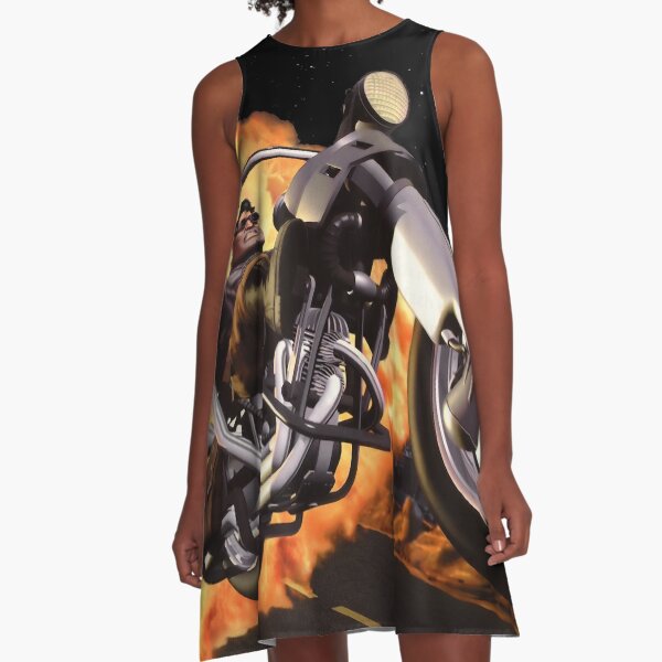 Full Throttle A-Line Dress