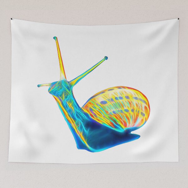 Item preview, Blue Neon Glow Fantasy Alien Snail Art Bundle Pack 2 designed and sold by Cawaiico.