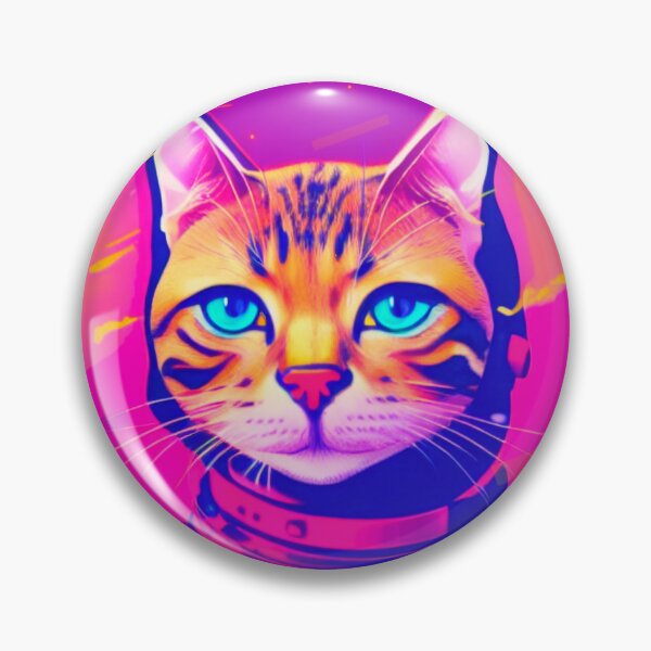 Item preview, Vaporwave Cat 2 designed and sold by TheSamuraiCat.