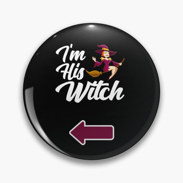 Item preview, Funny Halloween I'm His Witch Matching Ghost Couples designed and sold by BELASKRI STORE.