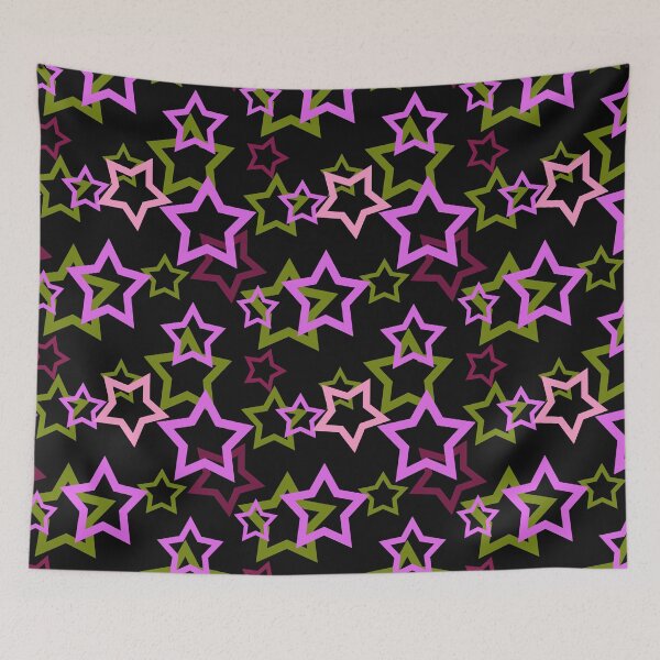 Item preview, Seamless black pattern with stars background designed and sold by fuzzyfox.