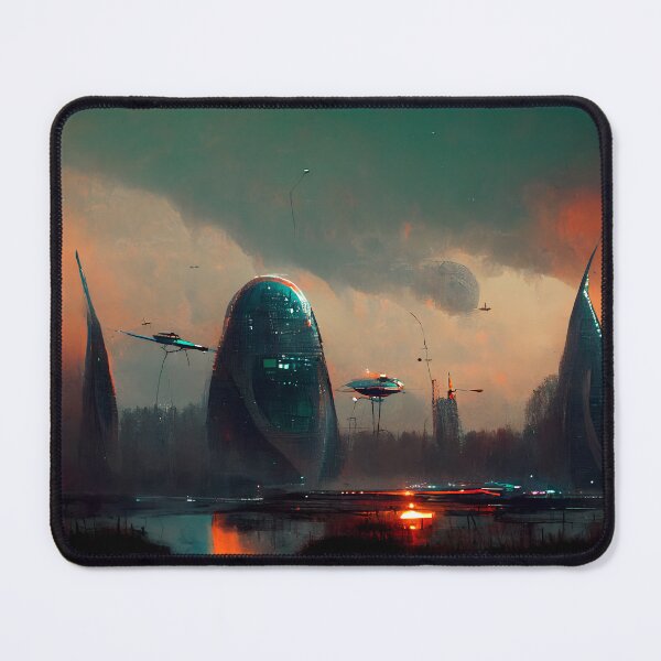 Item preview, Sci Fi Alien Landscapes 1 designed and sold by AiBroughtToLife.