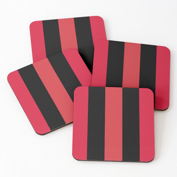 Item preview, Large RED and BLACK Vertical STRIPES designed and sold by RachelMacht.