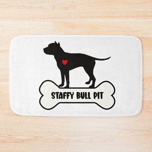 Item preview, I Love My Staffy Bull Pit, Staffy Pitbull Mix designed and sold by MajesticTree.