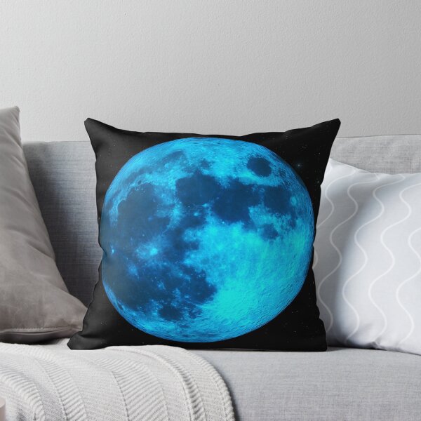 Item preview, Full Moon Space Art 2 -blue moon- designed and sold by lematworks.