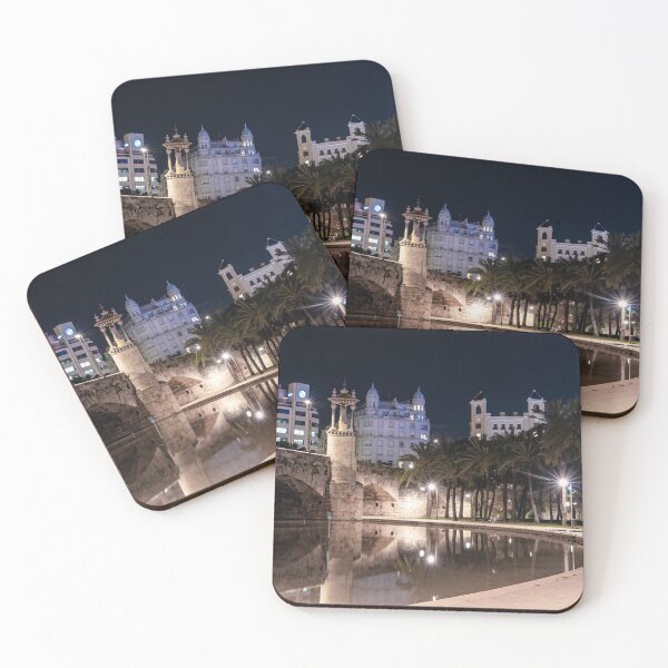 Item preview, Turia Park night view in Valencia Spain designed and sold by WorldScenery.