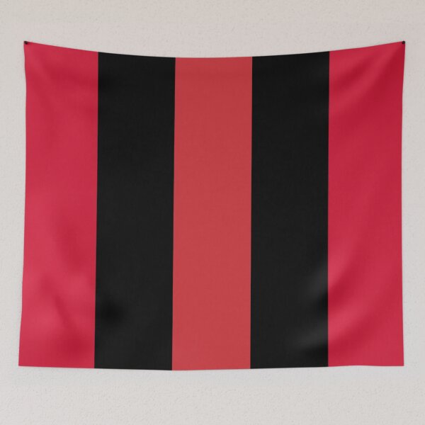 Item preview, Large RED and BLACK Vertical STRIPES designed and sold by RachelMacht.