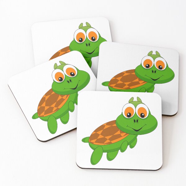 Item preview, Cute Turtle Cartoon Design designed and sold by Thonja.