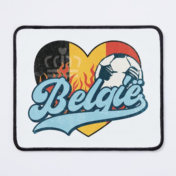 Item preview, Belgie/Belgium Football Heart (WOSO) designed and sold by Numero14.