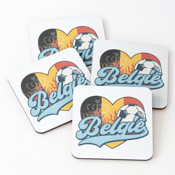Item preview, Belgie/Belgium Football Heart (WOSO) designed and sold by Numero14.