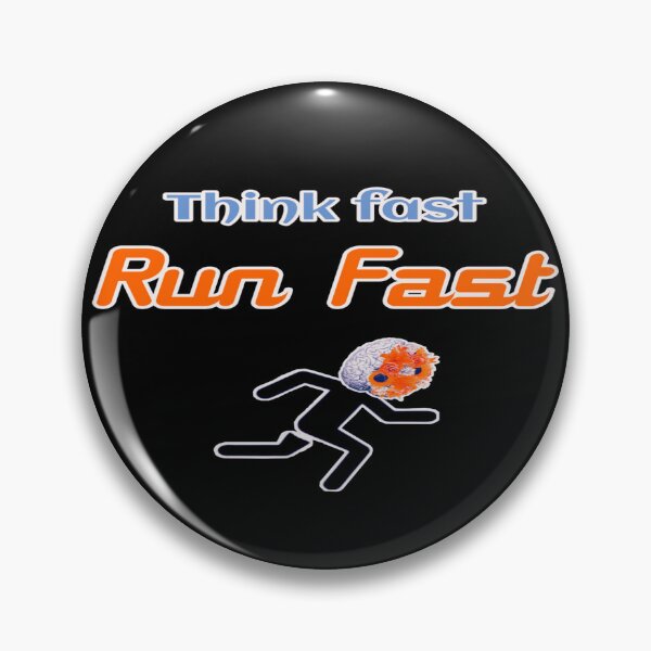 Item preview, think fast run fast t shirt designed and sold by Firstpharm.