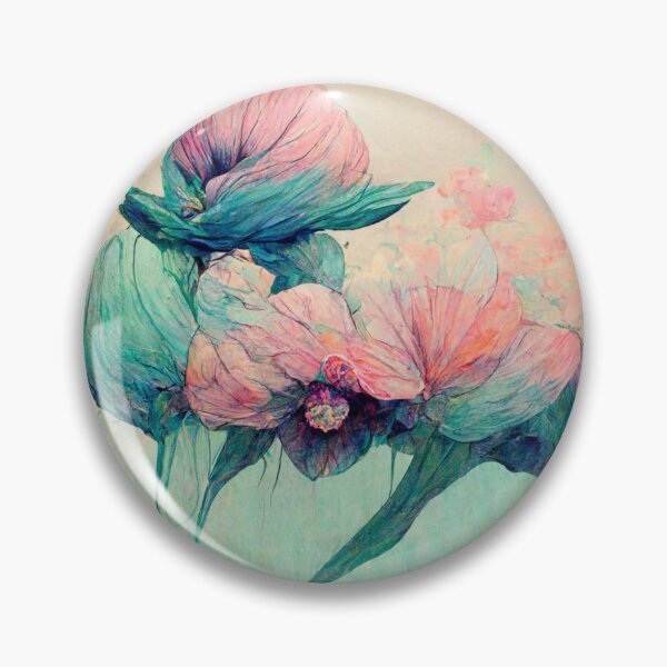 Item preview, Flowers, surreal pastel colours in anime style designed and sold by AmazinfArt.