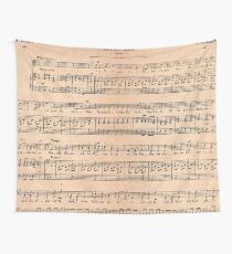 Tela decorativa Papel de hoja de música clásica francesa Vintage